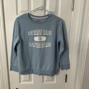 🩵 Cat & Jack “Every Day Is Awesome” Sweatshirt – XL (14 Plus)